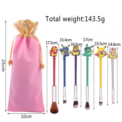 Pokemon Alloy Material Anime Makeup Brush Set
