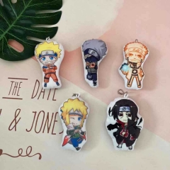 5 Styles Naruto Printing Cartoon Character Anime Plush Toy Pendant