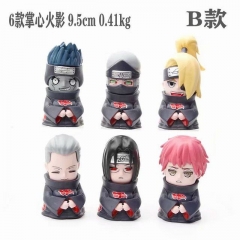 6款1套 火影忍者 掌心晓组织 B款 袋装手办 高9.5CM 一箱50套 10套起批