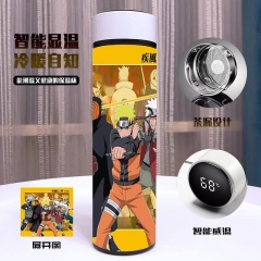 Naruto Cartoon Temperature Intelligentize Displayer Anime Vacuum Cup