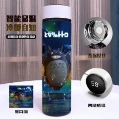 龙猫动漫游戏全彩真空双层 智能保温杯
