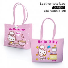4 Syles Hello Kitty Cosplay Decoration Cartoon Character Anime Leather Tote Bag