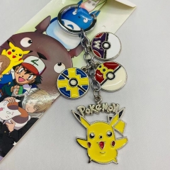 2 Styles Pokemon Anime Alloy Keychain