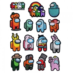 34 Styles Among Us Decorative Cute Pattern Anime Cloth Patch