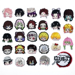 29 Styles Demon Slayer: Kimetsu no Yaiba Decorative Cute Pattern Anime Cloth Patch