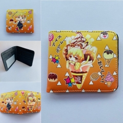 8 Styles Demon Slayer: Kimetsu no Yaiba Cartoon Colorful Coin Purse Bifold PU Anime Short Wallet