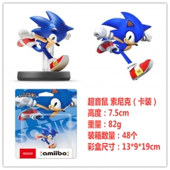超音鼠 刺猬 索尼克 卡装 大乱斗switch 公仔摆件 手办模型，一件48个，高约7.5cm