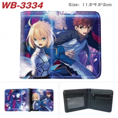 命运系列-冠位指定FGO(fate grand order) 6款 动漫pu皮革彩图对折皮钱包