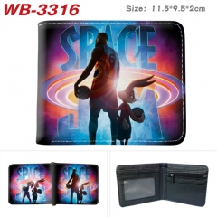 10 Styles Space Jam PU Purse Fold Anime Wallet and Purse