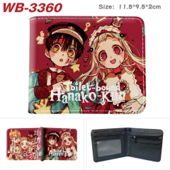 5 Styles Toilet-Bound Hanako-kun PU Purse Fold Anime Short Wallet and Purse