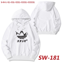 24 Styles 2 Colors My Neighbor Totoro Autumn Color Printing Anime Hoddie