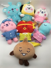 K-POP BTS Bulletproof Boy Scouts Cartoon Japanese Anime Plush Toys 7pcs/set