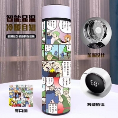 海贼王 新款智能不锈钢水瓶 智能保温杯
