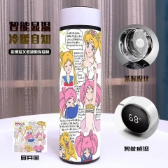美少女战士 新款智能不锈钢水瓶 智能保温杯