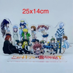 Toaru Kagaku no Railgun Cartoon Character Acrylic Anime Standing Plate