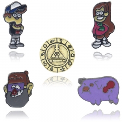 流行动画饰品热卖 Gravity Falls 怪诞小镇 动漫人物小礼品钥匙扣