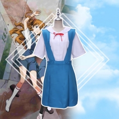 新世纪福音战士cosplay校服绫波丽明日香cos动漫服装裙子套装