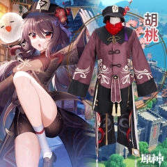 原神cos服胡桃cosplay往生堂堂主胡桃可爱风少女装游戏套装