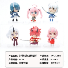 6 PCS/SET That Time I Got Reincarnated as a Slime Cartoon Character Collectible Anime Figure