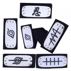 17 Styles Naruto Character Accesorios Anime Headband （Blister Card）