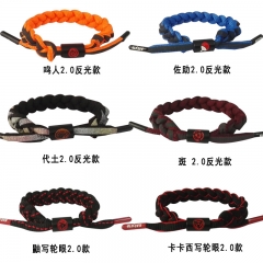 14 Styles Naruto Character Accesorios Hand Made Anime Bracelet