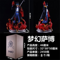 海贼王 GK 梦幻萨博 超巨大 不可发光 盒装手办 高46CM 一箱8个