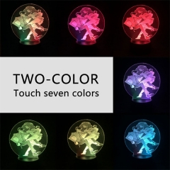 双色 3D 小夜灯，日本动漫 鲁邦三世