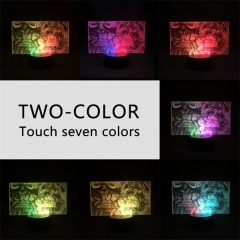 双色 3D 小夜灯，日本动漫 海贼王