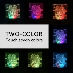 双色 3D 小夜灯, 日本动漫 JOJO的奇妙冒险，星尘斗士