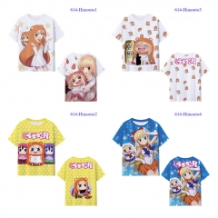 5 Styles Himouto! Umaru-chan Color Printing Cosplay Anime T-shirt