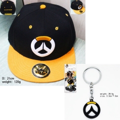 3 Styles Overwatch Cartoon Cosplay Anime Hat Baseball Cap With Keychain