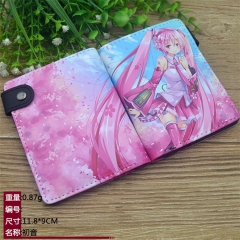 2 Styles Hatsune Miku Cartoon Cosplay Purse Anime Folding Wallet