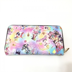 2 Styles Pretty Soldier Sailor Moon PU Purse Anime Short Wallet