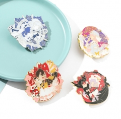4 Styles Touhou Project Fashion Badge Pin Decoration Cloth Alloy Anime Brooch