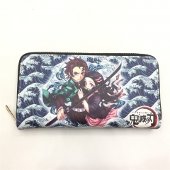 6 Styles Demon Slayer: Kimetsu no Yaiba PU Purse Anime Long Wallet