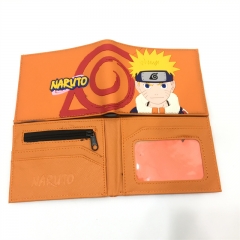2 Styles Naruto PU Purse Anime Short Wallet