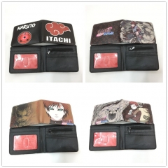 29 Styles Naruto Japanese Cartoon Coin Purse Anime Short Wallet