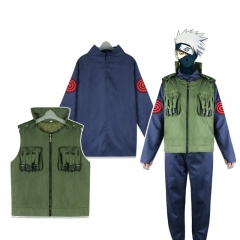 Naruto Hatake Kakashi Cartoon Character Cosplay Anime Costume (Set)