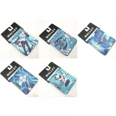 5 Styles Hatsune Miku Manga Anime Wallet PU Purse