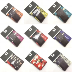 15 Styles Tokyo Revengers Cosplay Cartoon Purse Anime Short Folding Wallet