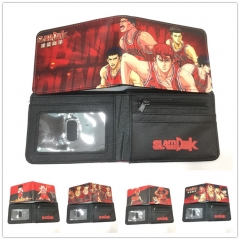 6 Styles Slam Dunk PU Purse Anime Short Coin Wallet