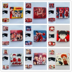 15 Styles Slam Dunk Coin Purse Anime Short Wallet
