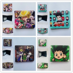 6 Styles Hunter x Hunter Cartoon Color Coin Purse Anime Short Wallet