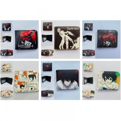 7 Styles Death Note Cartoon Coin Purse Anime Short Wallet