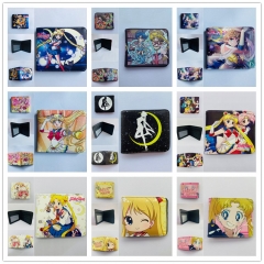 13 Styles Pretty Soldier Sailor Moon Cosplay Cartoon PU Purse Anime Wallet