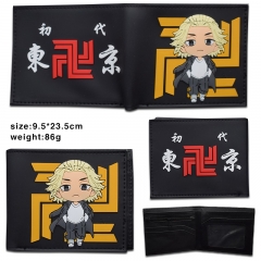 2 Styles Tokyo Revengers Anime Cartoon Coin Purse Wholesale Bifold Anime PVC Wallet