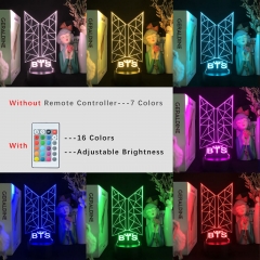 3D 小夜灯，游戏  BTS 防爆少年团 组合