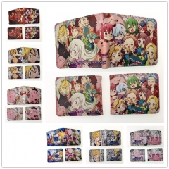 7 Styles The Seven Deadly Sins/Nanatsu no Taizai Cartoon PU Purse Anime Short Wallet