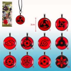 22 Styles Naruto Manga Hot Janpanese Anime Necklace and Anime Keychain with Small Pendant