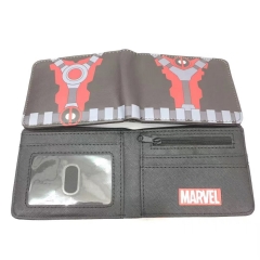 Deadpool PU Purse Anime Short Coin Wallet